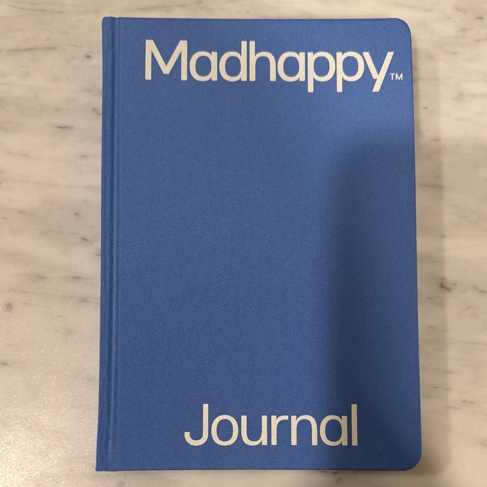 Madhappy Royal Blue Hardcover Mental Health Journal